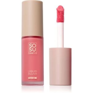 SOSU Cosmetics Liquid Blush Satin folyékony arcpirosító árnyalat Pink Pop 9 ml kép