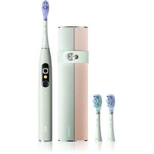 Oclean X Ultra 20 Set sonic fogkefe + 2 tartalékfej utazó tokkal Green kép