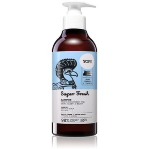 Yope Daily Heroes Fresh Shampoo Fresh Grass frissítő sampon zsíros hajra és fejbőrre 300 ml kép