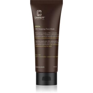 Canneff Green CBD Sleeping Face Mask nyugtató maszk éjszakára 70 ml kép