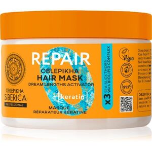 Natura Siberica Oblepikha Siberica Repair regeneráló maszk száraz és sérült hajra 300 ml kép