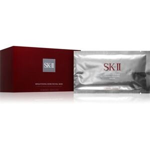 SK-II Brightening Derm Revival Mask hidratáló és világosító maszk niacinamiddal minden bőrtípusra 10 db kép