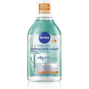 NIVEA Derma Skin Clear tisztító micellás víz a bőr tökéletlenségei ellen 400 ml kép