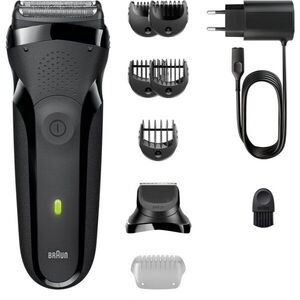 Braun Series 3 300 elektromos borotválkozó készülék Black 1 db kép