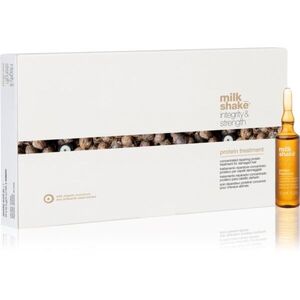milk_shake® Integrity & Strength Protein Treatment koncentrált szérum a károsult hajra fehérjével 8x10 ml kép