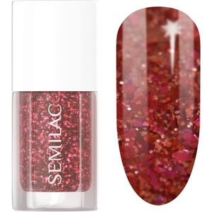 Semilac Glitter Nails csillogó körömlakk árnyalat 041 Cosmic Dust 7 ml kép
