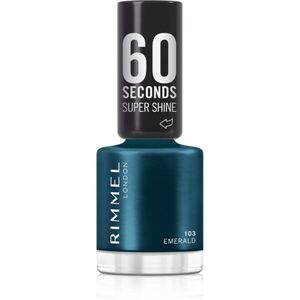 Rimmel 60 Seconds Super Shine körömlakk árnyalat 103 Emerald 8 ml kép