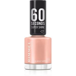 Rimmel 60 Seconds Super Shine körömlakk árnyalat 112 Almost Apricot 8 ml kép