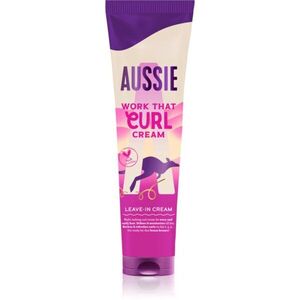 Aussie Bouncy Curls Work That Curl öblítést nem igénylő krém a hullámos és göndör hajra 160 ml kép