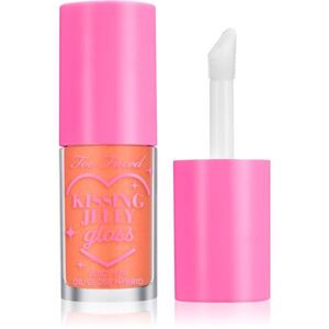 Too Faced Kissing Jelly Lip Oil Gloss olajos szájfény az intenzív hidratálásért árnyalat Peach Ring 4.5 ml kép