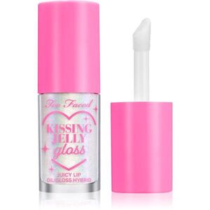 Too Faced Kissing Jelly Lip Oil Gloss olajos szájfény az intenzív hidratálásért árnyalat Strawberry Frosting 4.5 ml kép