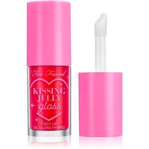 Too Faced Kissing Jelly Lip Oil Gloss olajos szájfény az intenzív hidratálásért árnyalat Cherry Pie 4.5 ml kép