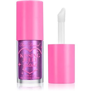 Too Faced Kissing Jelly Lip Oil Gloss olajos szájfény az intenzív hidratálásért árnyalat Birthday Kiss 4.5 ml kép