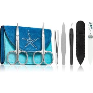 DuKaS Premium Line Solingen 216 manikűröző szett + tok Blue-Turquoise kép