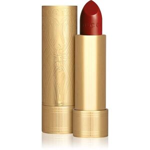 Gucci Gucci Beauty Rouge à Lèvres Satin Lipstick selyem rúzs árnyalat 504 Myra Crimson 3.5 g kép