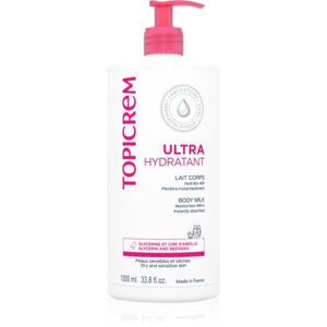 Topicrem UH BODY Ultra-Moisturizing Body Milk mélyhidratáló testápoló tej száraz és érzékeny bőrre 1000 ml kép