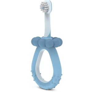 Suavinex Baby Training Toothbrush fogkefe gyermekeknek 0-2 y Blue 1 db kép