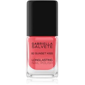Gabriella Salvete Longlasting Enamel hosszantartó körömlakk magasfényű árnyalat 92 Sunset Kiss 11 ml kép