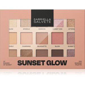 Gabriella Salvete Sunset Glow 15 Shades of Sunset szemhéjfesték paletta 15 g kép