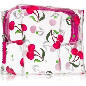 BrushArt Accessories Transparent cosmetic bag átlátszó kozmetikai táska Sweet Cherry 15 x 14 x 9 cm 1 db kép