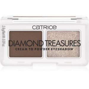 Catrice Diamond Treasures duo szemhéjfesték árnyalat 01 Hazel Spark 2.8 g kép
