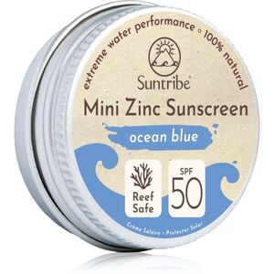 Suntribe Mini Zinc Sunscreen ásványi védőkrém arcra és testre SPF 50 Ocean Blue 15 g kép