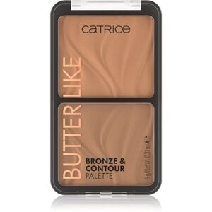 Catrice Butter Like Bronze & Contour Púderes highlight és kontúr paletta bronzosítóval árnyalat 010 Born To Shape 9 g kép