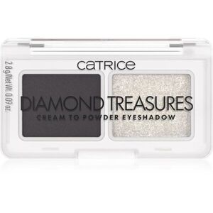 Catrice Diamond Treasures duo szemhéjfesték árnyalat 030 Smokey Diamond 2.8 g kép