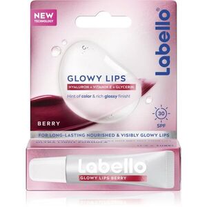 Labello Glowy Lips Berry tonizáló ajakbalzsam hialuronsavval SPF 30 10 ml kép