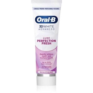 Oral-B 3D White Luxe Perfection Fresh fehérítő fogkrém Eucalyptus Mint 75 ml kép