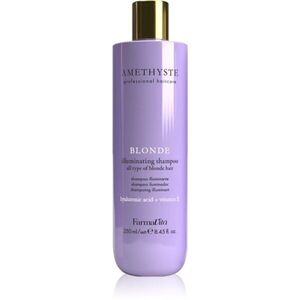 FarmaVita Amethyste Blonde lila sampon semlegesíti a sárgás tónusokat 250 ml kép