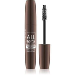 Catrice Allround hosszabbító, göndörítő és dúsító szempillaspirál vízálló árnyalat 020 Brown 12 ml kép