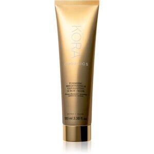 KORA Organics Turmeric Brightening & Exfoliating Scrub + Mask peeling és maszk 100 ml kép