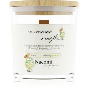 Nacomi Soy Candle Home Fragrances illatgyertya fa kanóccal 140 g kép