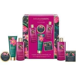 Baylis & Harding Boudoire Tropical Paradise ajándékszett pléh doboz kép