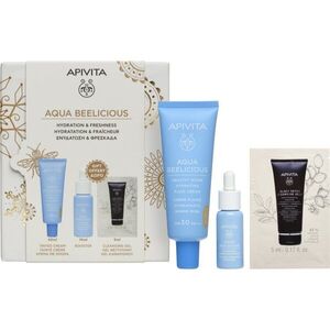 Apivita Aqua Beelicious Hydration & Natural Coverage Set karácsonyi ajándékszett élénk és hidratált bőr kép