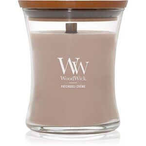 Woodwick Opulent Wood Patchouli Creme illatgyertya fa kanóccal 275 g kép