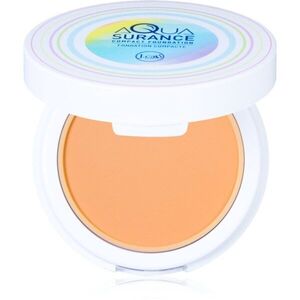 J.Cat Beauty Aquasurance kompakt púderes alapozó közepes vagy teljes fedésért árnyalat 102A Light Beige 9 g kép
