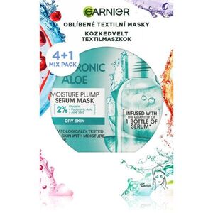 Garnier Textil Masks Party Mix fátyolmaszk szett kép