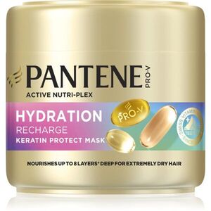 Pantene Pro-V Active Nutri Plex Hydration Recharge regeneráló és hidratáló hajmaszk keratinnal 300 ml kép