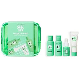 Revolution Skincare Clearly Clarify 4 Step Starter Kit ajándékszett az arcra kép