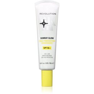 Revolution Skincare Sunray Glow Daily Protection napozókrém arcra az élénk bőrért SPF 50+ 50 ml kép