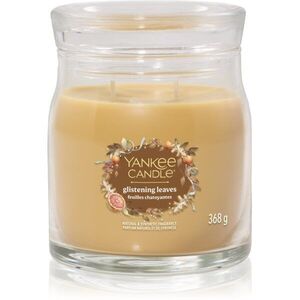 Yankee Candle Glistening Leaves illatgyertya Signature 368 g kép