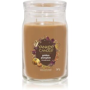 Yankee Candle Golden Pumpkin illatgyertya Signature 567 g kép
