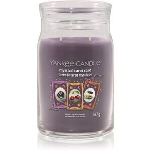 Yankee Candle Halloween Mystical Tarot Card illatgyertya Signature 567 g kép