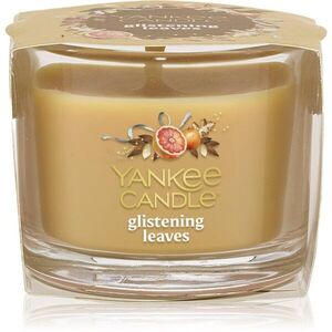 Yankee Candle Glistening Leaves viaszos gyertya glass 37 g kép