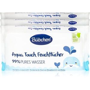 Bübchen Aqua Touch nedves törlőkendők gyermekeknek 3x48 db kép