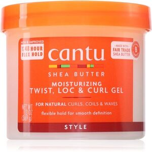 CANTU Shea Butter Moisturizing Twist, Loc & Curl Gel hajformázó krém az alakért és formáért 370 g kép