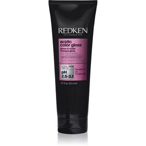 Redken Acidic Color Gloss Gloss-in-Mask tápláló és hidratáló hajmaszk a fénylő és selymes hajért 50 ml kép