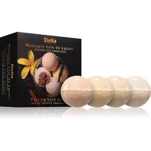 Delia Cosmetics Fizzing Bath Bombs Winter Mix ajándékszett fürdőbe 4x100 g kép
